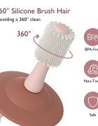 Momcozy Periuta de dinti din silicon blue