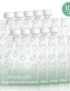 Momcozy Set 10 pungi alimentare reutilizabile 200 ml