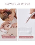 Momcozy Set 30 servetele orale tip degetar pentru bebelusi