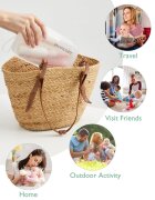 Momcozy Set curatare biberoane cu spuma 360 Push-Press Pink