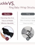 Momcozy Sistem de purtare tip wrap black