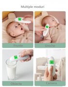 Momcozy Termometru digital fara contact cu infrarosu pentru frunte si ureche