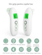 Momcozy Termometru digital fara contact cu infrarosu pentru frunte si ureche