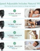 Momcozy Ventilator portabil pentru carucior black