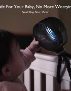 Momcozy Ventilator portabil pentru carucior black