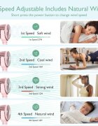 Momcozy Ventilator portabil pentru carucior pink