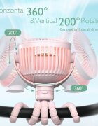 Momcozy Ventilator portabil pentru carucior pink