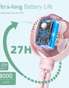 Momcozy Ventilator portabil pentru carucior pink