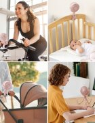 Momcozy Ventilator portabil pentru carucior pink