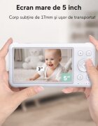 Momcozy Video monitor pentru copii BM01 5 inch