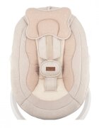 Momi Balansoar electric pentru bebelusi Pearl Beige cu sezut rotativ 360 grade