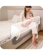 Momi Bariera de siguranta rabatabila pentru pat Lexi XL Plus Grey