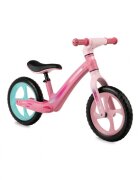 Momi Bicicleta copii fara pedale Mizo Pink 12 inch foarte usoara roti din spuma EVA scaun reglabil de la 33-40 cm greutate maxima admisa 25 kg de la 3 ani