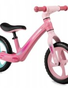 Momi Bicicleta copii fara pedale Mizo Pink 12 inch foarte usoara roti din spuma EVA scaun reglabil de la 33-40 cm greutate maxima admisa 25 kg de la 3 ani
