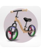 Momi Bicicleta fara pedale cu roti led Isoka beige