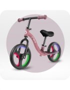 Momi Bicicleta fara pedale cu roti led Isoka pink