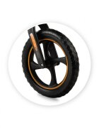 Momi Bicicleta fara pedale Mizo Black 12 inch foarte usoara roti din spuma EVA scaun reglabil de la 33-40 cm greutate maxima admisa 25 kg de la 3 ani