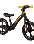 Momi Bicicleta fara pedale Mizo Black 12 inch foarte usoara roti din spuma EVA scaun reglabil de la 33-40 cm greutate maxima admisa 25 kg de la 3 ani