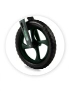 Momi Bicicleta fara pedale Mizo Khaki 12 inch foarte usoara roti din spuma EVA scaun reglabil de la 33-40 cm greutate maxima admisa 25 kg de la 3 ani