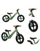 Momi Bicicleta fara pedale Mizo Khaki 12 inch foarte usoara roti din spuma EVA scaun reglabil de la 33-40 cm greutate maxima admisa 25 kg de la 3 ani