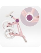 Momi Bicicleta fara pedale pentru copii Noru Pink pliabila varsta 2 ani+ greutate admisa 35 kg