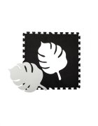 Momi Covoras de joaca puzzle Feli 120x120 cm black