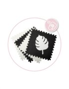 Momi Covoras de joaca puzzle Feli 120x120 cm black