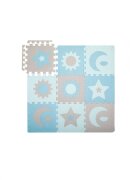 Momi Covoras de joaca puzzle Nebe 93 x 93 cm Blue