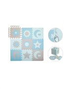 Momi Covoras de joaca puzzle Nebe 93 x 93 cm Blue
