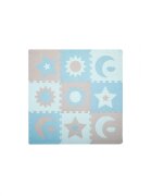 Momi Covoras de joaca puzzle Nebe 93 x 93 cm Blue