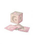 Momi Covoras de joaca puzzle Nebe 93 x 93 cm Pink