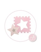 Momi Covoras de joaca puzzle Nebe 93 x 93 cm Pink