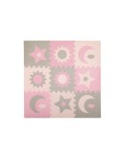Momi Covoras de joaca puzzle Nebe 93 x 93 cm Pink