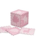 Momi Covoras de joaca Puzzle Zawi 150x150 cm Pink
