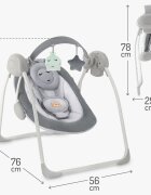 Momi Leagan electric pentru bebelusi Liss Grey