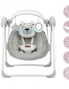 Momi Leagan pentru bebelusi Liss Bear GriTurcoaz