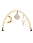 Momi Patut pliabil cu doua nivele si masuta de infasat 120X60 cm Belove Plus Beige