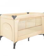 Momi Patut pliabil cu doua nivele si masuta de infasat 120X60 cm Belove Plus Beige