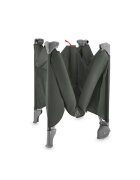 Momi Patut pliabil cu doua nivele si masuta de infasat 120x60 cm Belove Plus Green