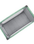 Momi Patut pliabil pentru copii Belove Jade 60x120 cm cu roti usita cu fermoar geanta de transport