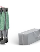 Momi Patut pliabil pentru copii Belove Jade 60x120 cm cu roti usita cu fermoar geanta de transport