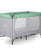 Momi Patut pliabil pentru copii Belove Jade 60x120 cm cu roti usita cu fermoar geanta de transport