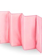 Momi Patut pliabil pentru copii Belove Pink 60x120 cm cu roti usita cu fermoar geanta de transport