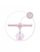 Momi Ride-On pentru copii fara pedale Tobis Pink cu lumini sunet si difuzor de balonase ghidon reglabil pe inaltime in 3 puncte potrivit pentru copii de la 24 de luni sarcina maxima 20 kg