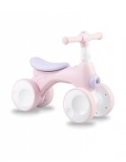 Momi Ride-On pentru copii fara pedale Tobis Pink cu lumini sunet si difuzor de balonase ghidon reglabil pe inaltime in 3 puncte potrivit pentru copii de la 24 de luni sarcina maxima 20 kg