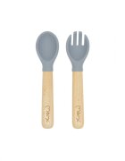 Momi Set pentru diversificare din silicon Ami grey