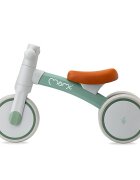 Momi Tricicleta fara pedale pentru copii Tedi Green recomandata de la 1 an pana la greutatea maxima de 25 kg stabila roti sigure pentru podea usoara cadru robust
