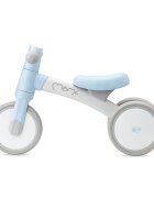Momi Tricicleta fara pedale pentru copii Tedi Light Blue recomandata de la 1 an pana la greutatea maxima de 25 kg stabila roti sigure pentru podea usoara cadru robust
