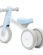 Momi Tricicleta fara pedale pentru copii Tedi Light Blue recomandata de la 1 an pana la greutatea maxima de 25 kg stabila roti sigure pentru podea usoara cadru robust
