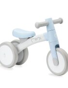 Momi Tricicleta fara pedale pentru copii Tedi Light Blue recomandata de la 1 an pana la greutatea maxima de 25 kg stabila roti sigure pentru podea usoara cadru robust